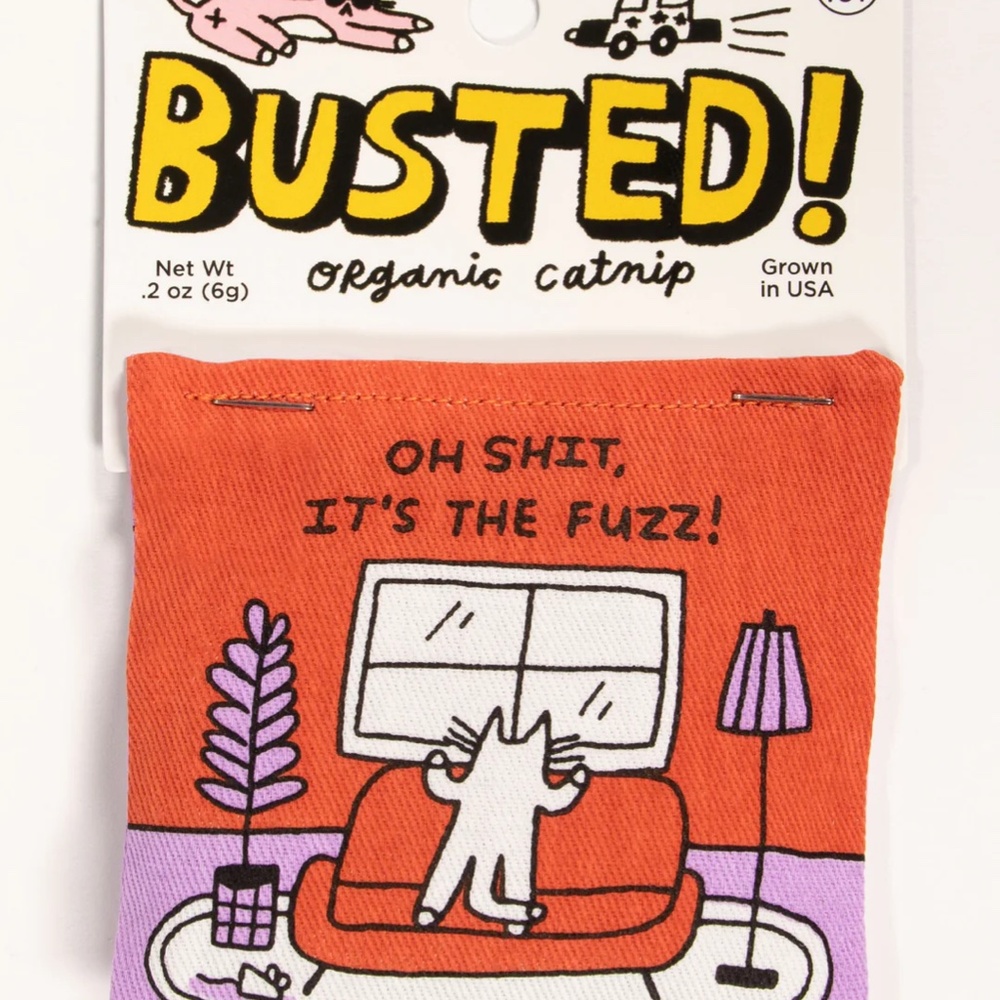 REST🥳CK ALERT‼️ Busted! Oh Shit, It's The Fuzz! Catnip Toy